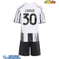 Juventus Jonathan David #30 Replica Home Minikit 2025-26 Short Sleeve (+ pants)